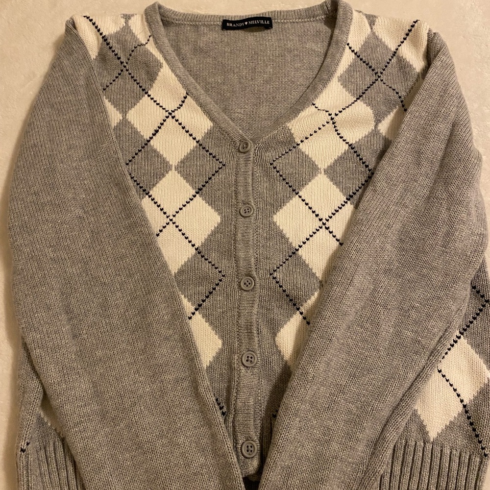 Brandy Melville Light Gray Sweater